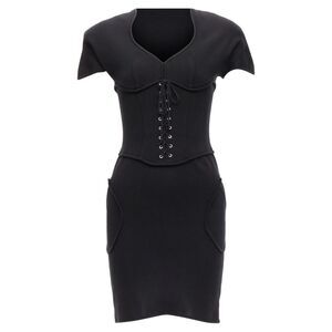 Thierry Mugler Black Corset Dress